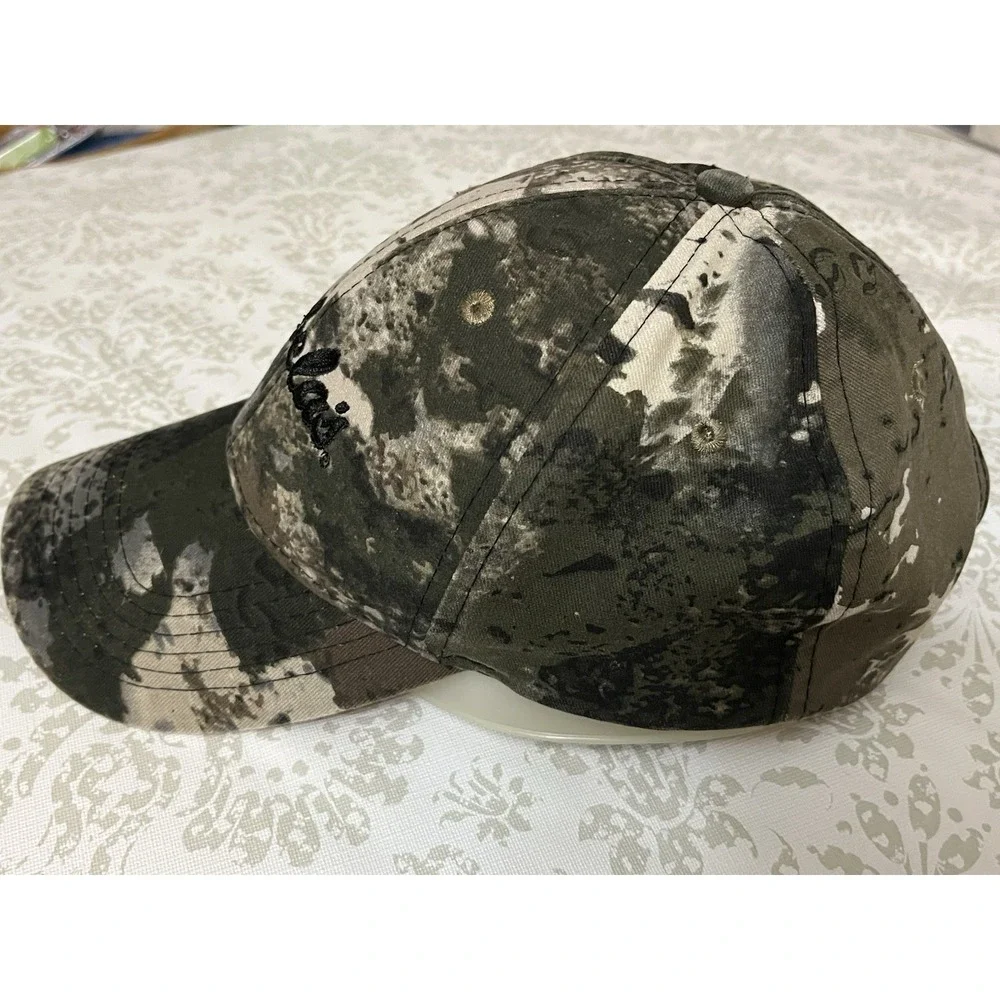 Cabelas SnapBack Hat Baseball Cap Cotton‎ Men's OSFM Camo Solid Back One Size
